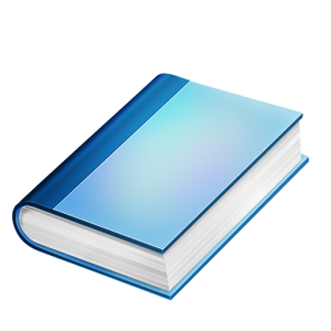 Blue book PNG image, free image-2114
